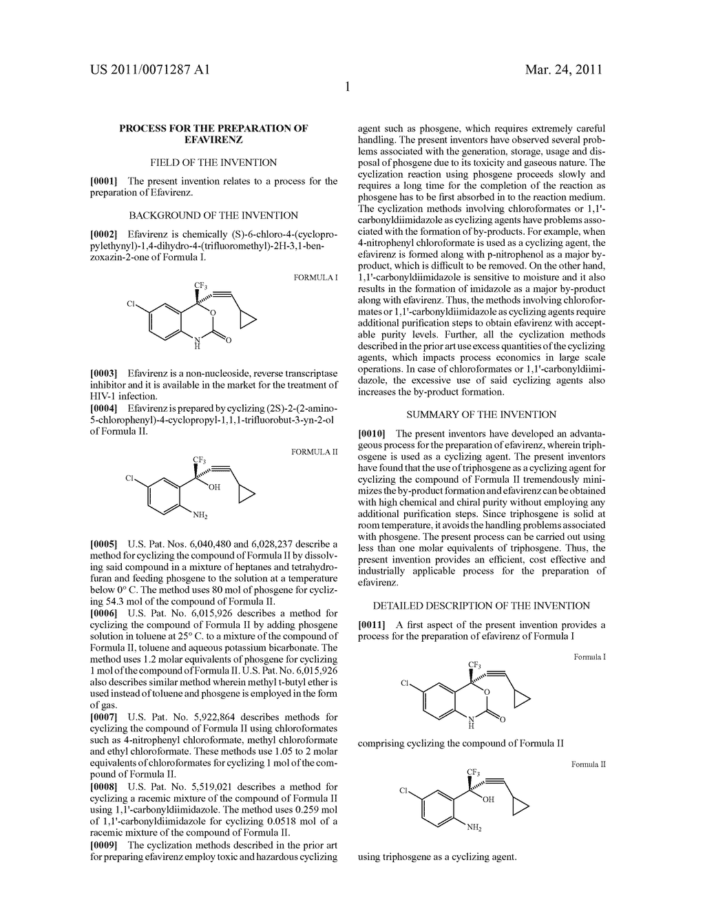 PROCESS FOR THE PREPARATION OF EFAVIRENZ - diagram, schematic, and image 02