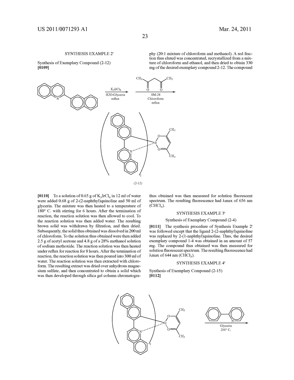 LIGHT-EMITTING MATERIAL COMPRISING ORTHOMETALATED IRIDIUM COMPLEX, LIGHT-EMITTING DEVICE, HIGH EFFICIENCY RED LIGHT-EMITTING DEVICE, AND NOVEL IRIDIUM COMPLEX - diagram, schematic, and image 24
