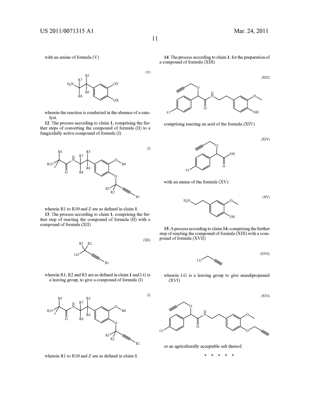 PROCESSES FOR THE PREPARATION OF AMIDES - diagram, schematic, and image 12