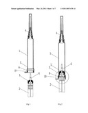 NEW SAFE LATCHING TYPE SELF-DESTROYING SYRINGE diagram and image