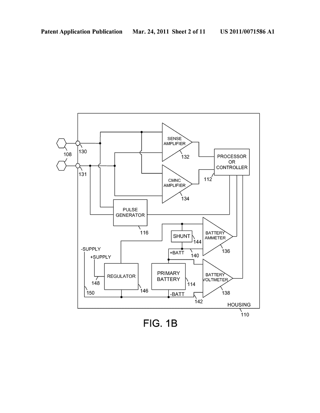 Leadless Cardiac Pacemaker Triggered by Conductive Communication - diagram, schematic, and image 03