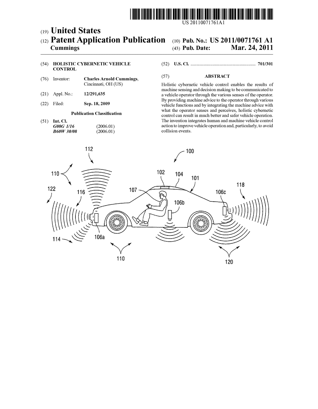 Holistic cybernetic vehicle control - diagram, schematic, and image 01