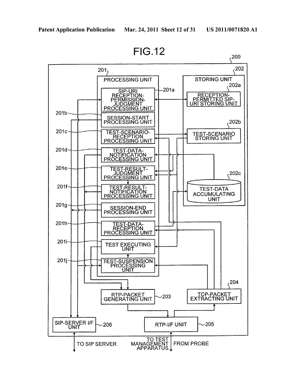 Voice-quality evaluating system, communication system, test management apparatus, and test communication apparatus - diagram, schematic, and image 13