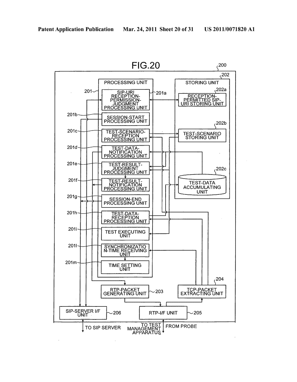 Voice-quality evaluating system, communication system, test management apparatus, and test communication apparatus - diagram, schematic, and image 21