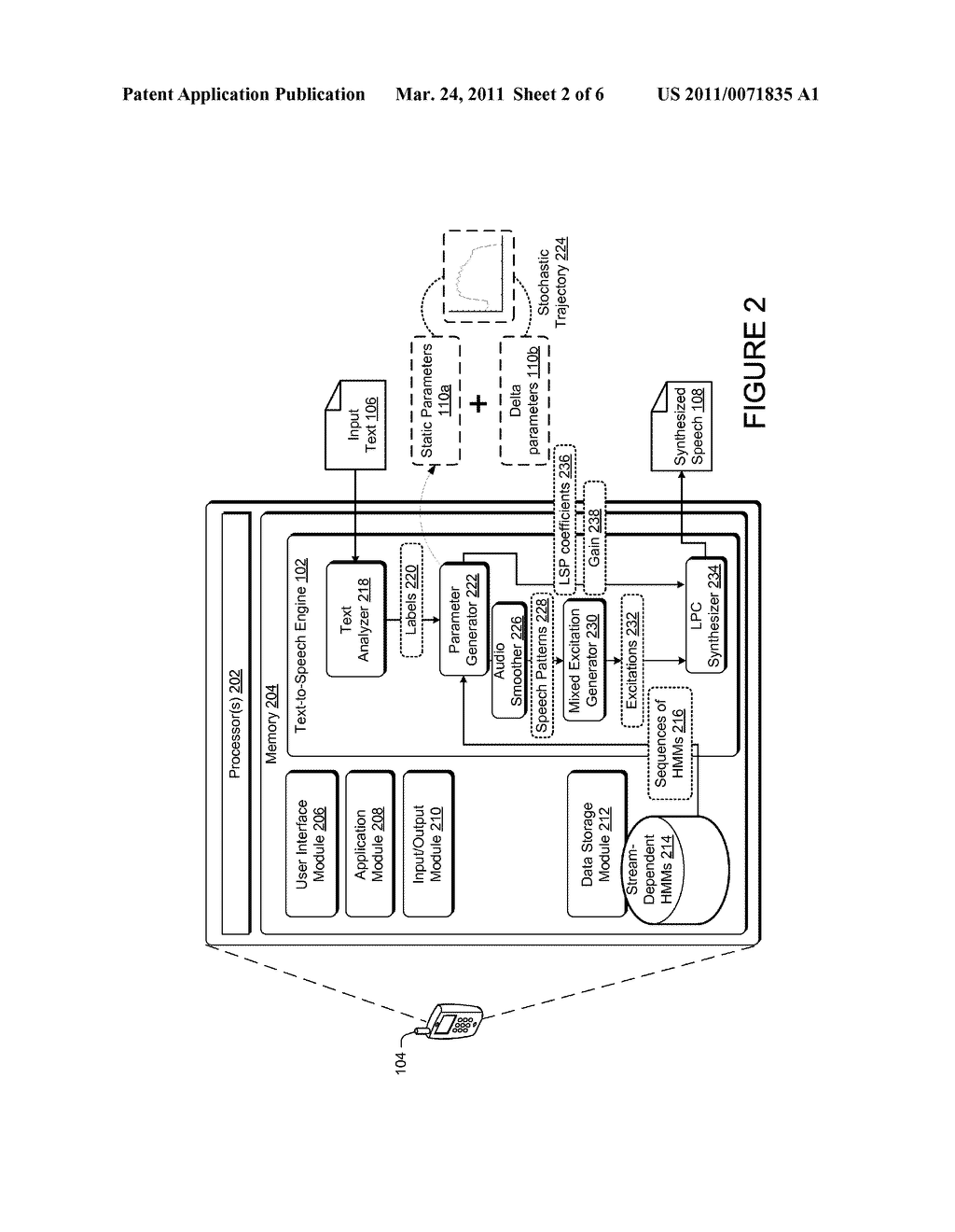 SMALL FOOTPRINT TEXT-TO-SPEECH ENGINE - diagram, schematic, and image 03