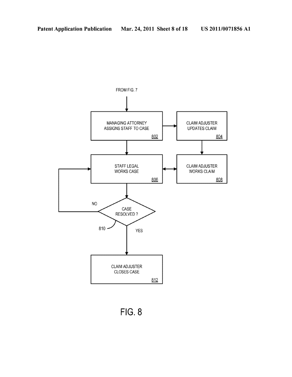 SYSTEM AND METHOD FOR DYNAMIC REAL TIME INSURANCE LITIGATION MANAGEMENT - diagram, schematic, and image 09