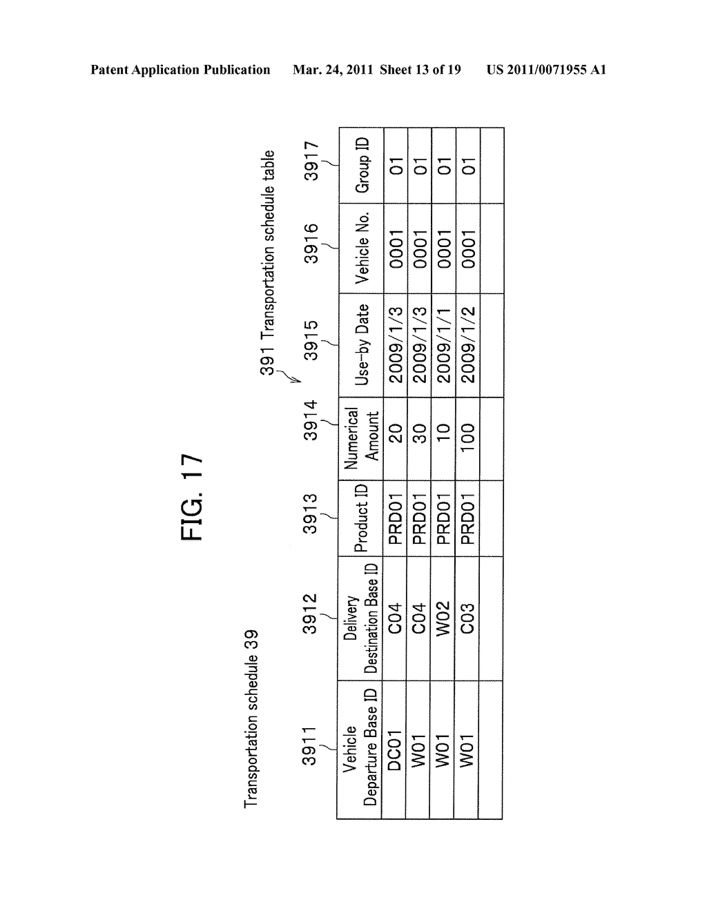 TRANSPORTATION SCHEDULE PLANNING SUPPORT SYSTEM AND TRANSPORTATION SCHEDULE PLANNING SUPPORT METHOD - diagram, schematic, and image 14