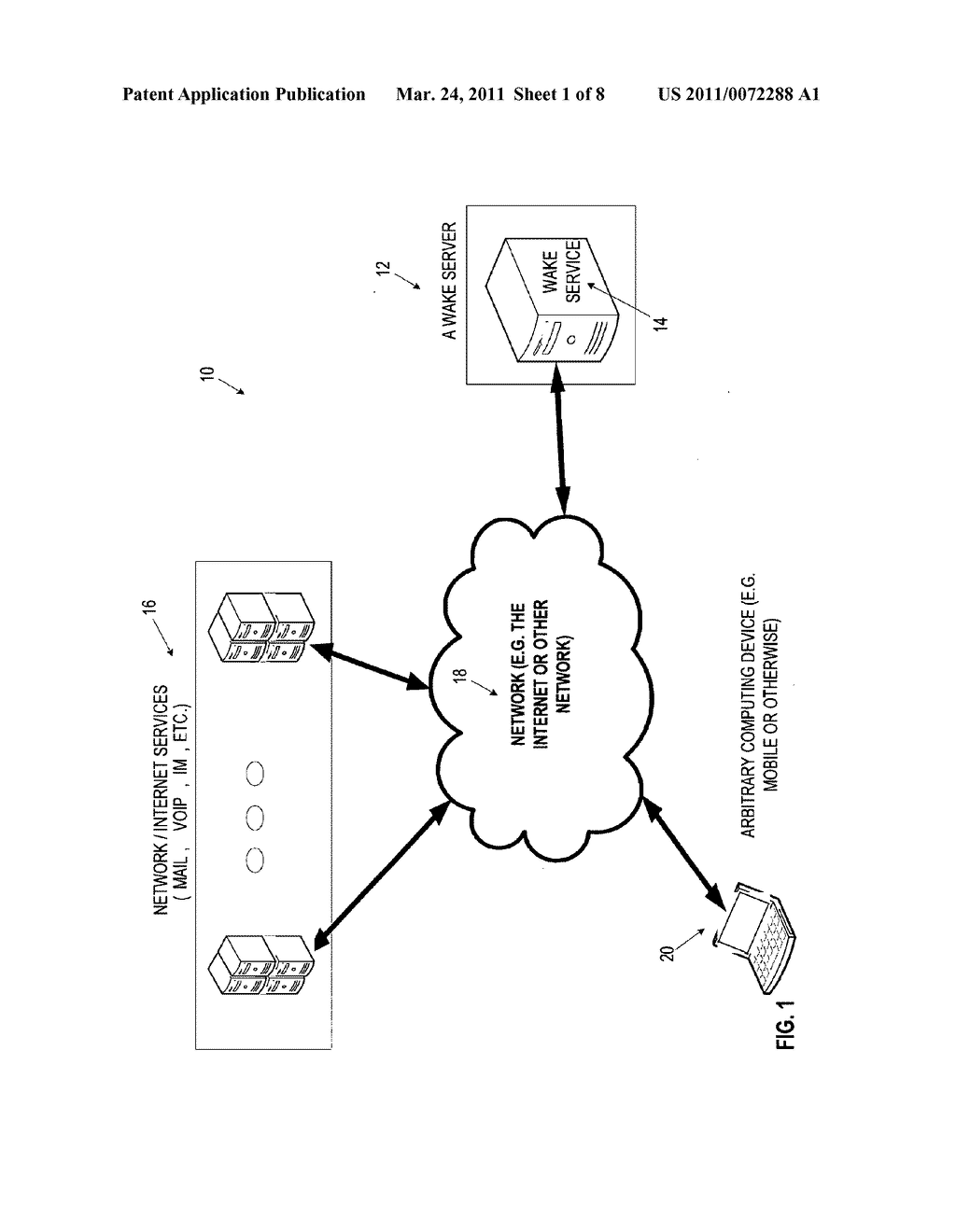 Centralized Service for Awakening a Computing Device - diagram, schematic, and image 02