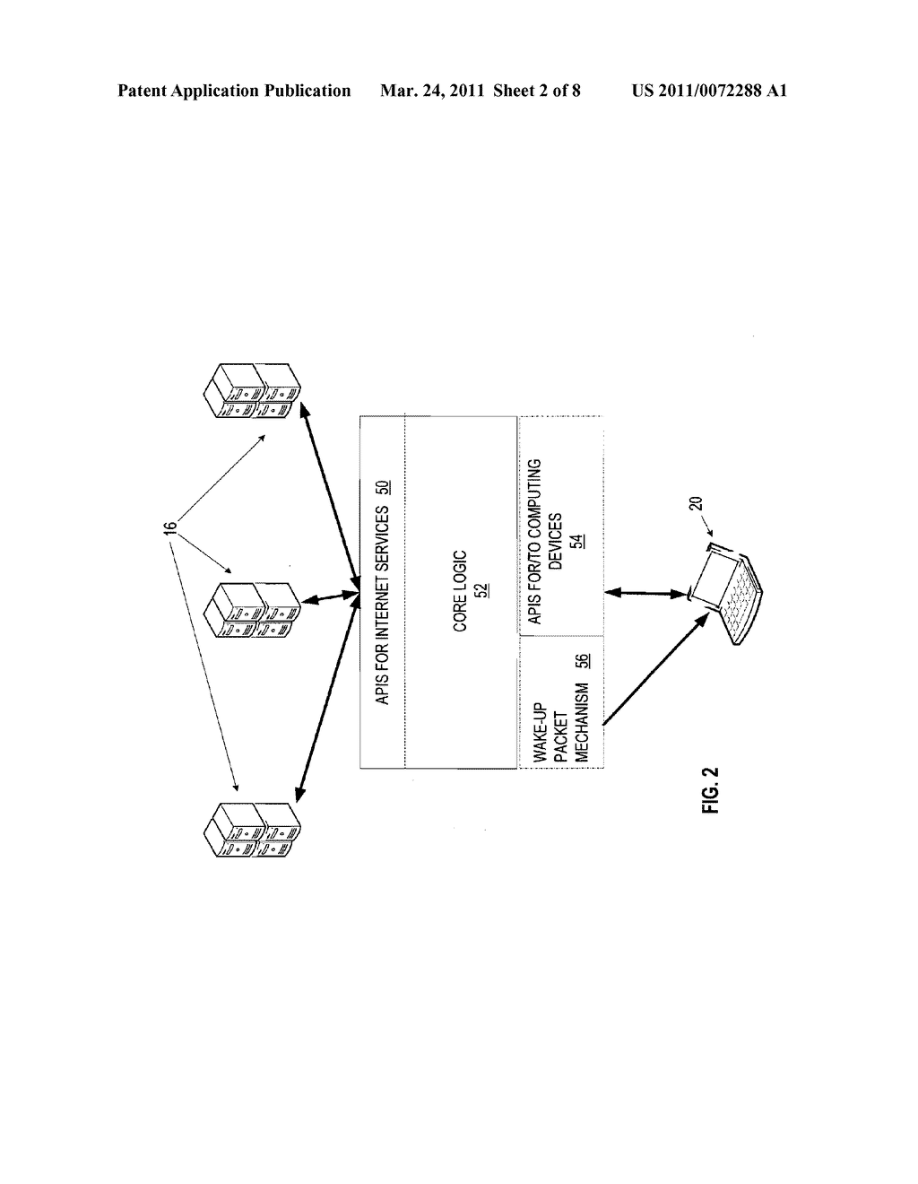 Centralized Service for Awakening a Computing Device - diagram, schematic, and image 03