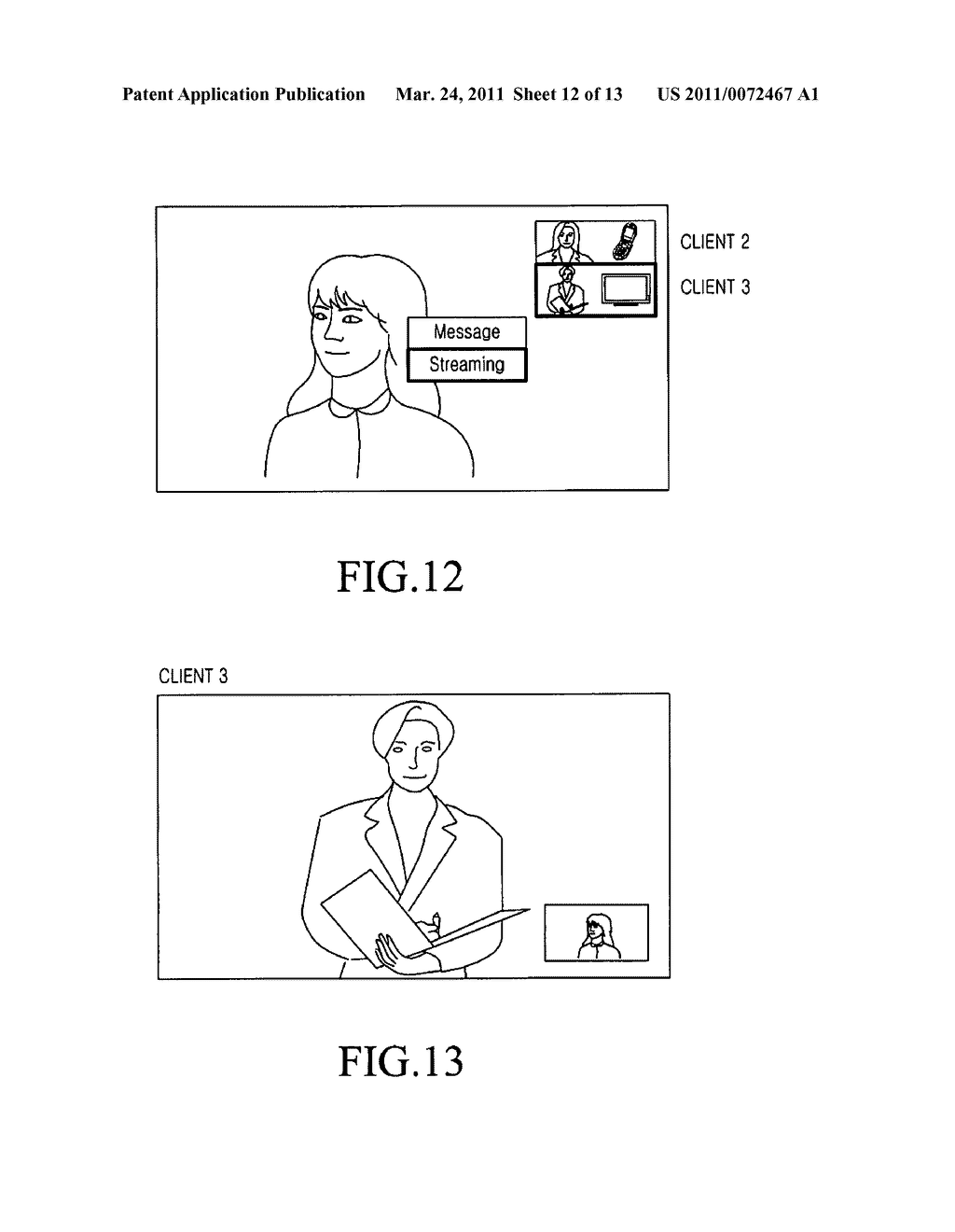 METHOD AND APPARATUS FOR PROVIDING INFORMATION BETWEEN CLIENTS IN MULTIMEDIA BROADCAST SYSTEM - diagram, schematic, and image 13