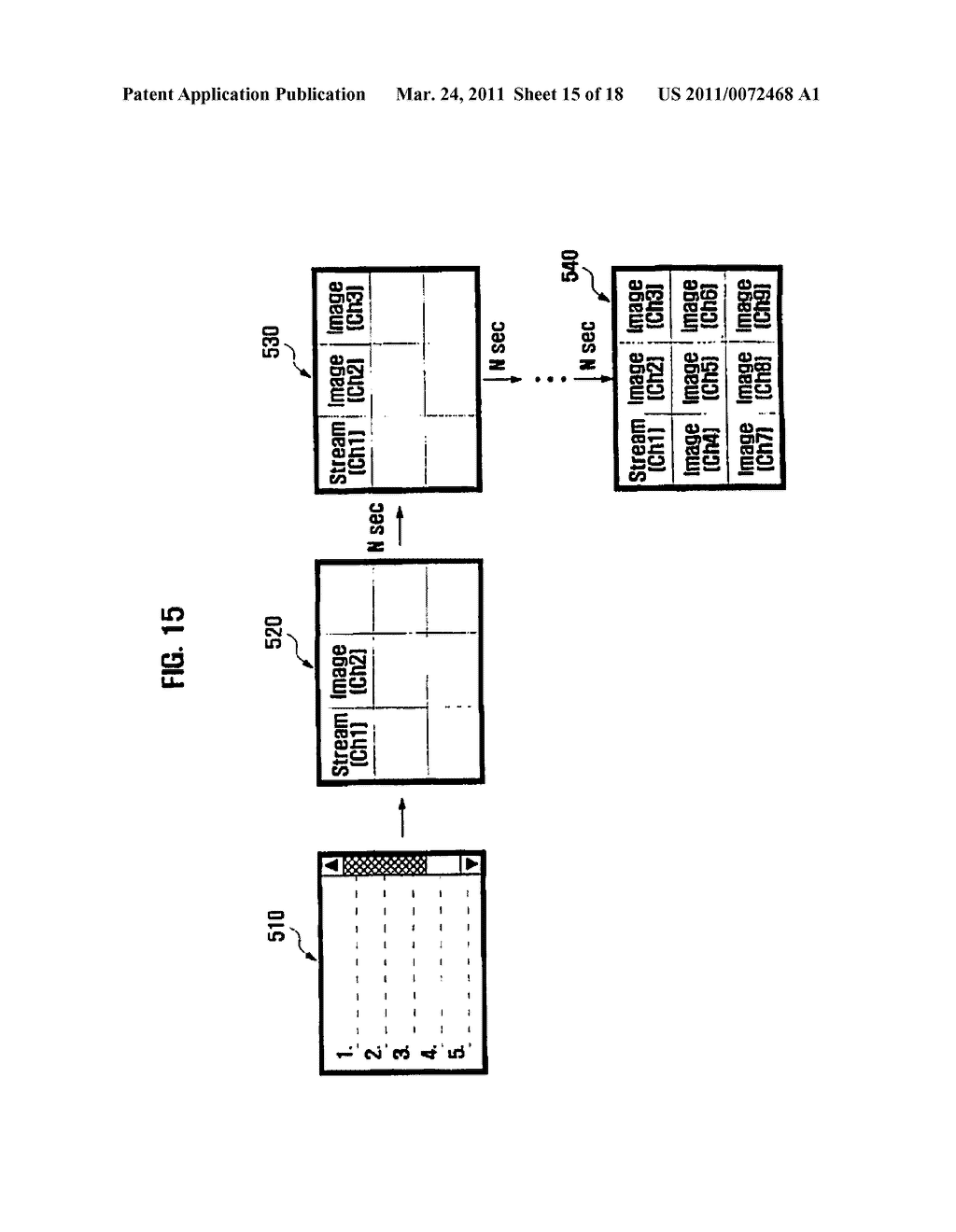 DIGITAL BROADCAST RECEIVER AND BROADCAST DATA DISPLAY METHOD FOR SIMULTANEOUS DISPLAY OF MULTI-CHANNEL VISUAL IMAGES - diagram, schematic, and image 16