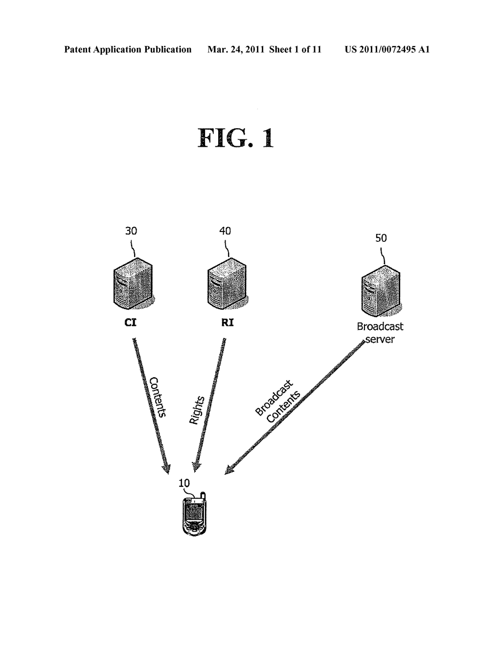 METHOD FOR USING RIGHTS TO CONTENTS - diagram, schematic, and image 02