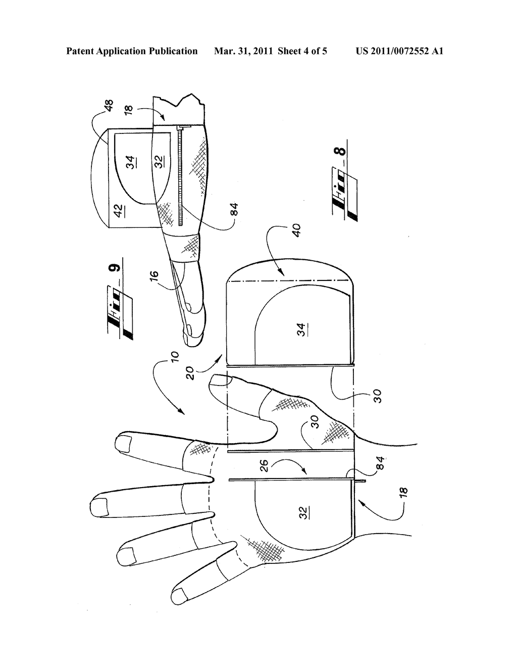 Glove With Compartment - diagram, schematic, and image 05