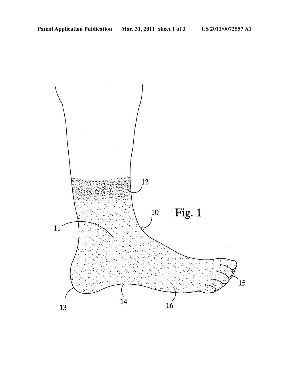 Protective foot and footwear covering - diagram, schematic, and image 02