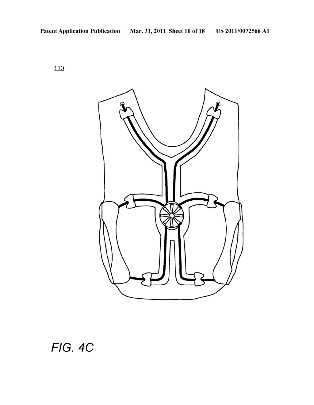 ADJUSTABLY FITTED PROTECTIVE APPAREL WITH ROTARY TENSION ADJUSTER - diagram, schematic, and image 11