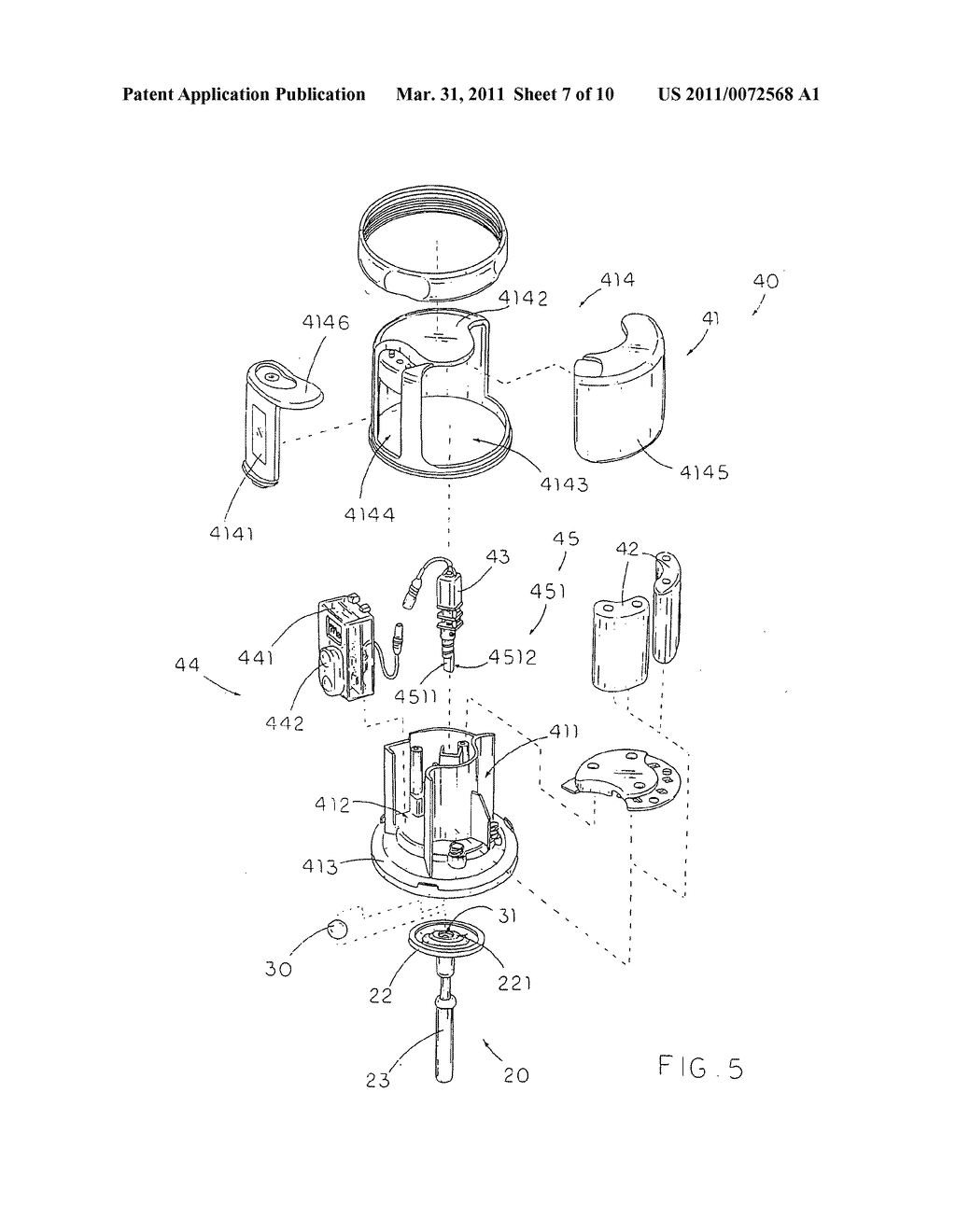 Automatic flush actuation apparatus - diagram, schematic, and image 08