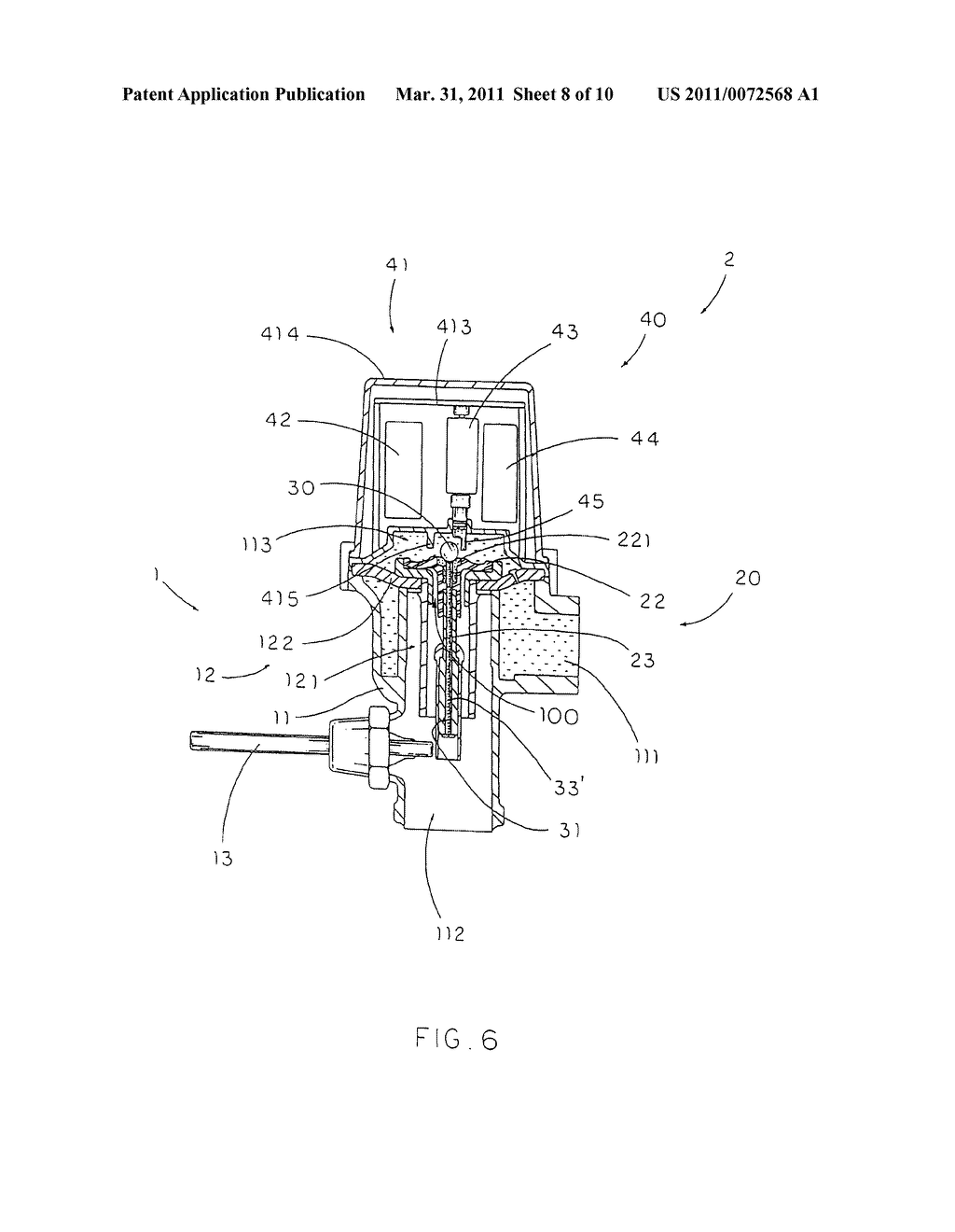 Automatic flush actuation apparatus - diagram, schematic, and image 09