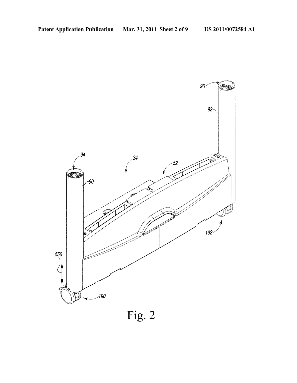 CABLE CONDUIT FOR HOSPITAL BED - diagram, schematic, and image 03