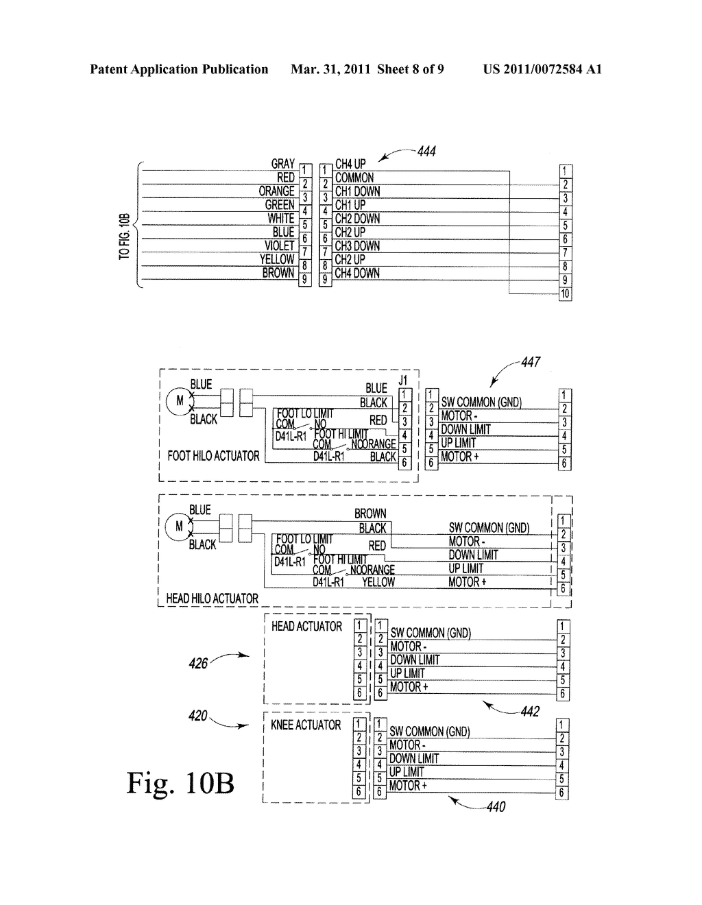 CABLE CONDUIT FOR HOSPITAL BED - diagram, schematic, and image 09