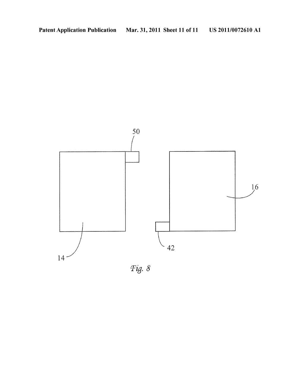 UPRIGHT VACUUM CLEANER HAVING LATCH MECHANISM WITH REPLACEABLE STOP - diagram, schematic, and image 12