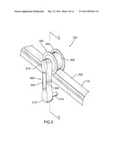 SPRING BIASED ROLLER FOR A SHOWER DOOR OR THE LIKE diagram and image