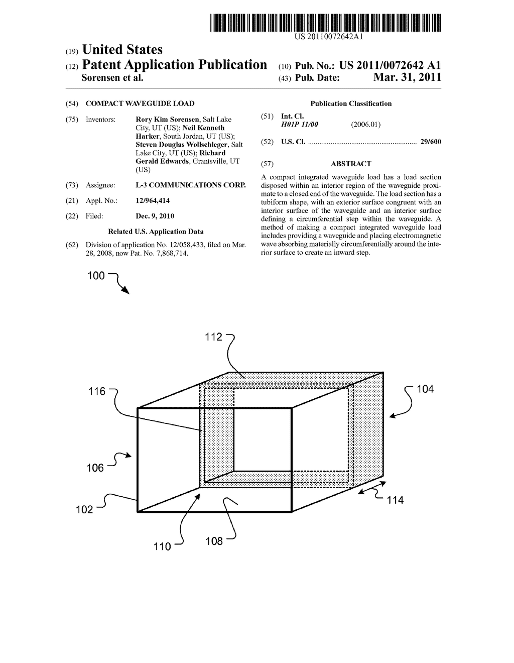 COMPACT WAVEGUIDE LOAD - diagram, schematic, and image 01