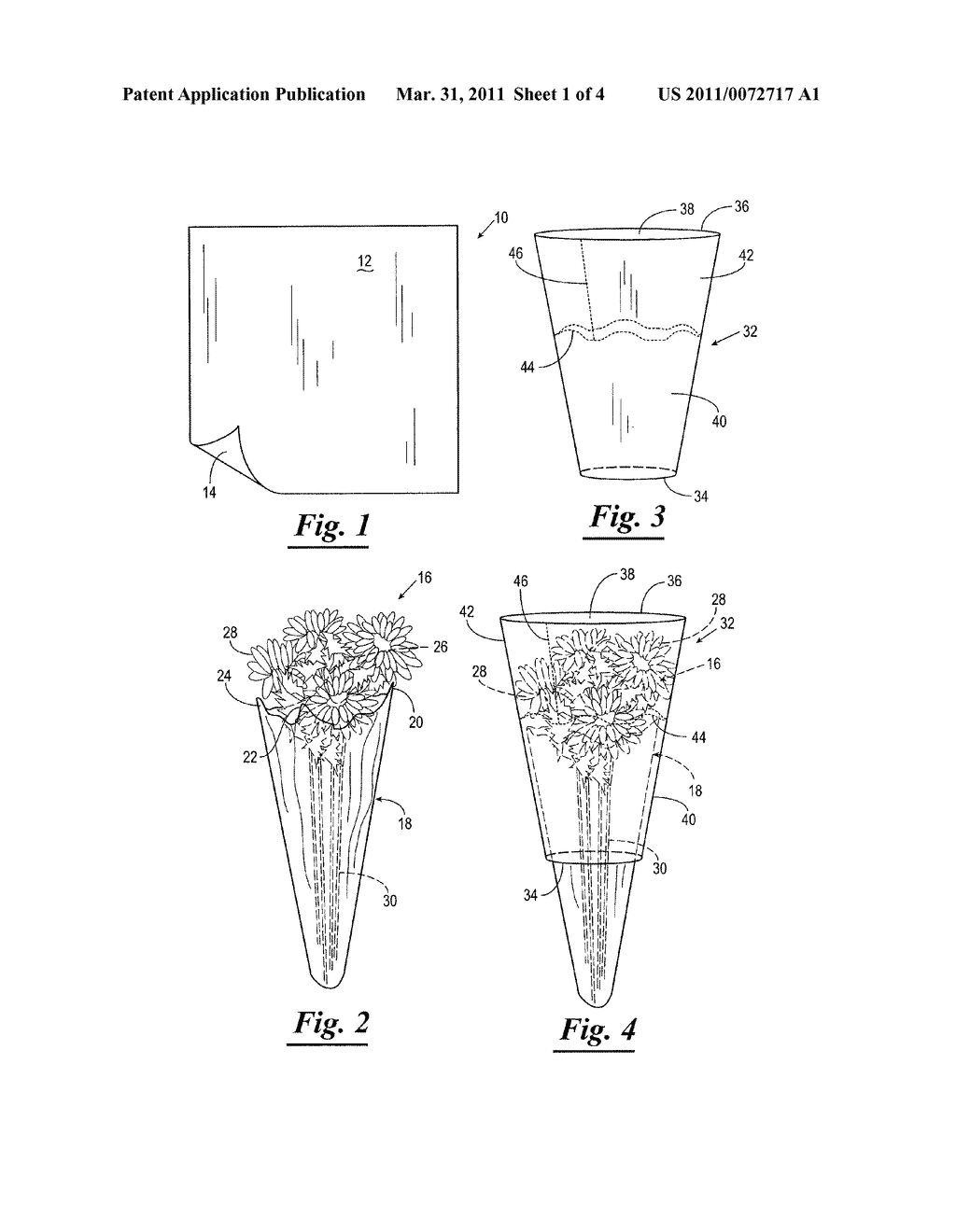 METHOD FOR WRAPPING A FLORAL GROUPING - diagram, schematic, and image 02