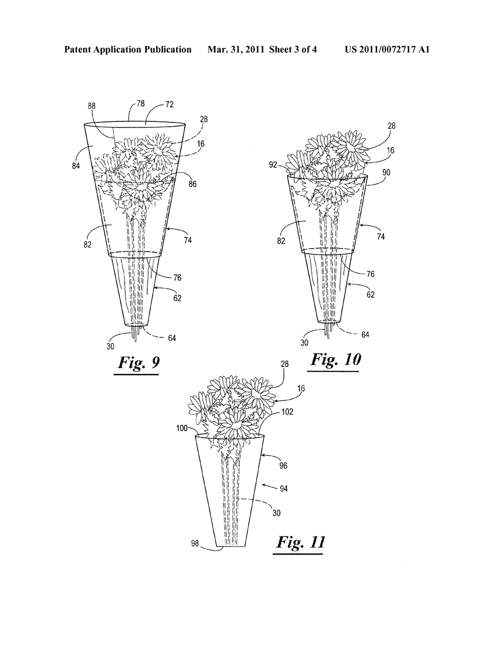 METHOD FOR WRAPPING A FLORAL GROUPING - diagram, schematic, and image 04