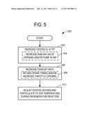 PARTICULATE FILTER REGENERATION IN AN ENGINE diagram and image