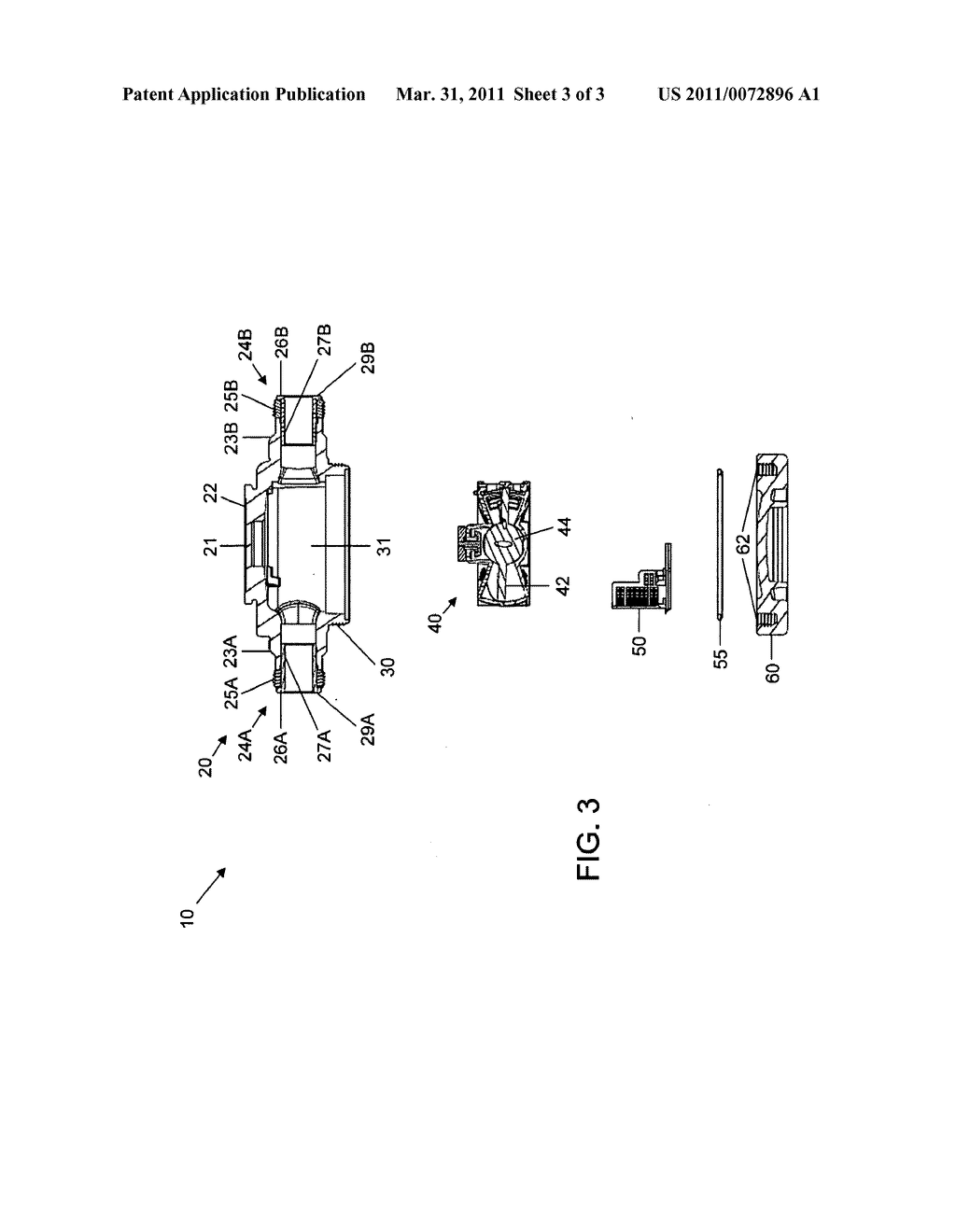 PLASTIC WATER METER WITH METAL THREADS - diagram, schematic, and image 04