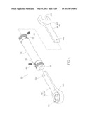 Wrench having detachable wrench head diagram and image