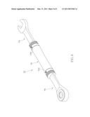 Wrench having detachable wrench head diagram and image