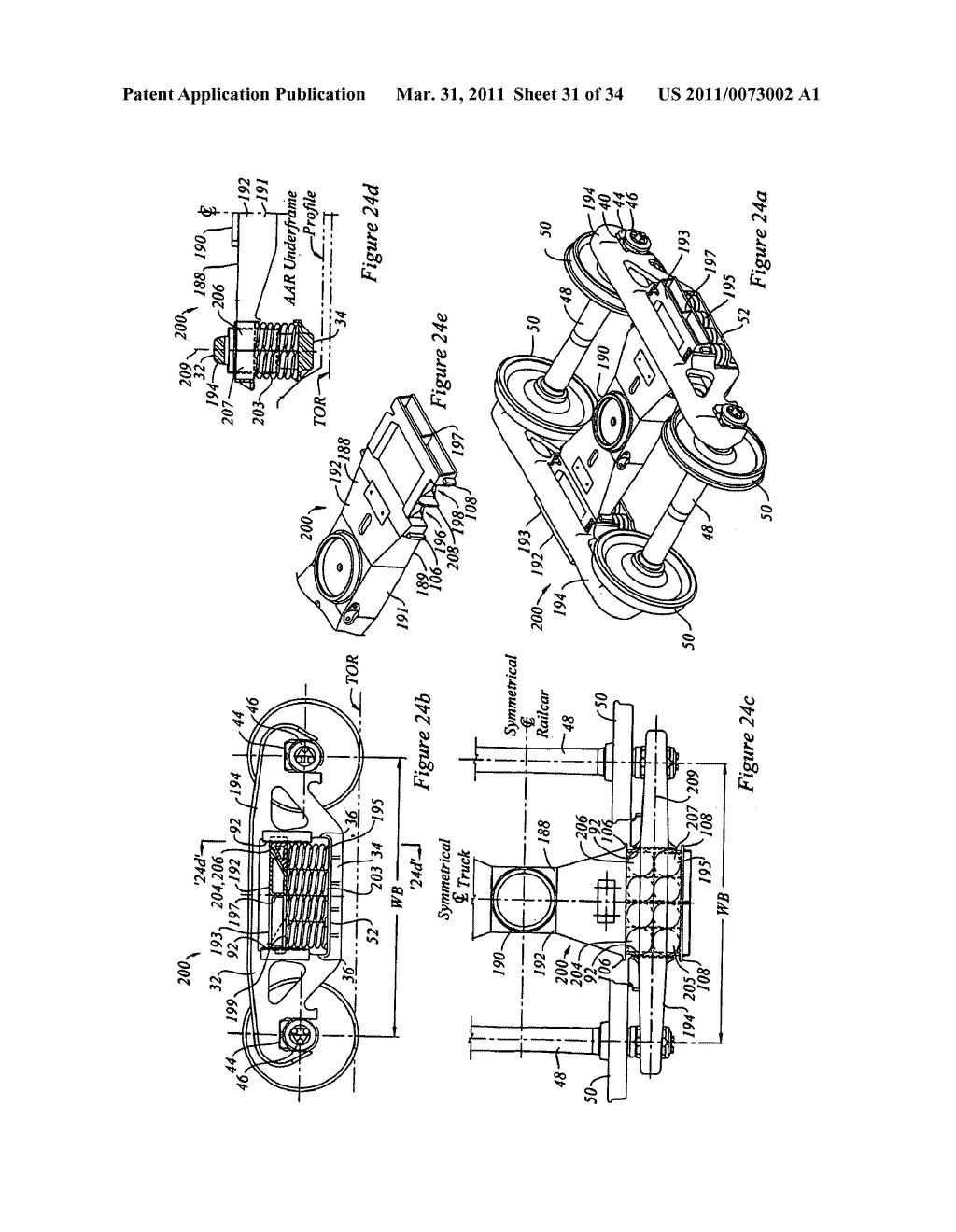 Rail Road Car Truck and Members Thereof - diagram, schematic, and image 32