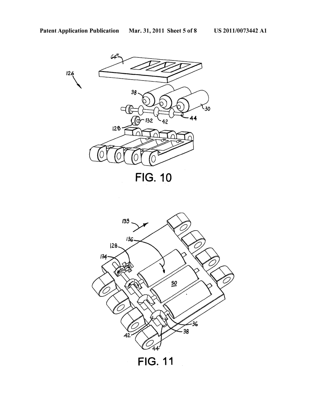 APPARATUS AND METHOD FOR SELECTIVELY ACTUATING MOVING CONVEYOR ROLLERS - diagram, schematic, and image 06