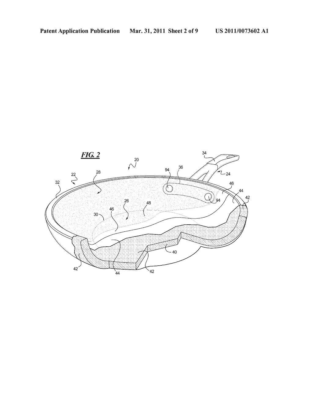 Lightweight cookware and method of making same - diagram, schematic, and image 03