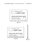 TRANSACTION CARD WITH THREE-DIMENSIONAL TIPPING GUIDE diagram and image