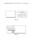 TRANSACTION CARD WITH THREE-DIMENSIONAL TIPPING GUIDE diagram and image