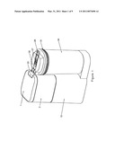 COMBINATION COFFEE GRINDER AND COFFEE STORAGE DEVICE diagram and image