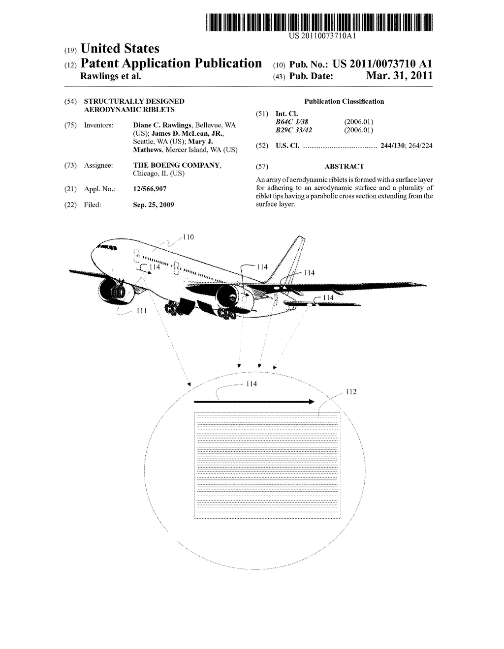 STRUCTURALLY DESIGNED AERODYNAMIC RIBLETS - diagram, schematic, and image 01