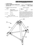 METROLOGY GRADE LIGHT WEIGHT TRIPOD diagram and image