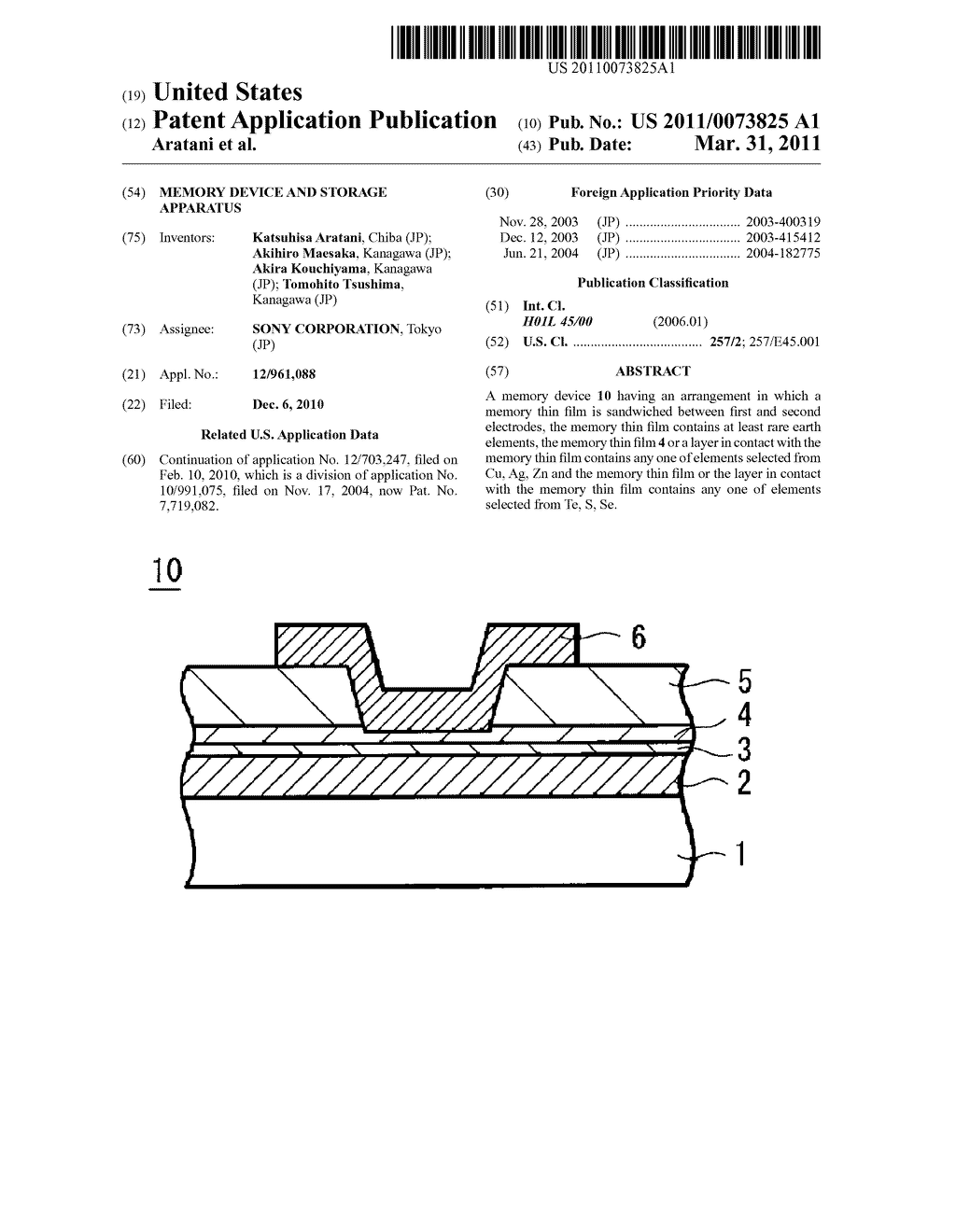 MEMORY DEVICE AND STORAGE APPARATUS - diagram, schematic, and image 01