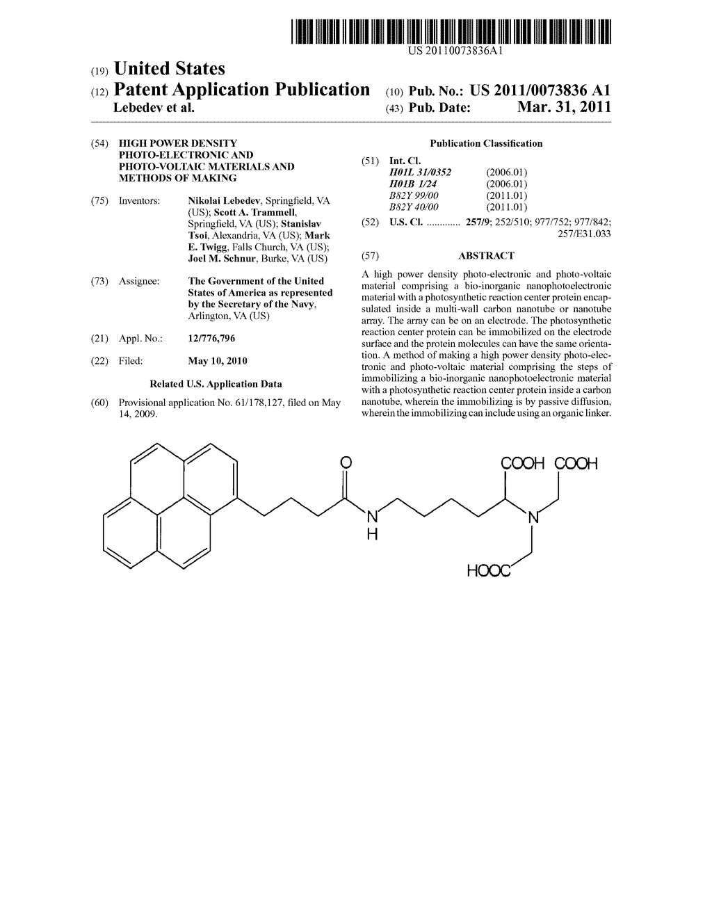 High Power Density Photo-electronic and Photo-voltaic Materials and Methods of Making - diagram, schematic, and image 01