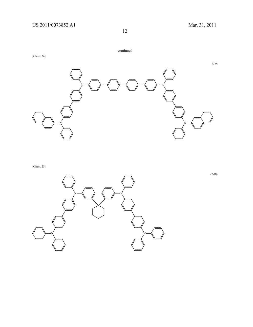 ORGANIC ELECTROLUMINESCENT DEVICE - diagram, schematic, and image 14