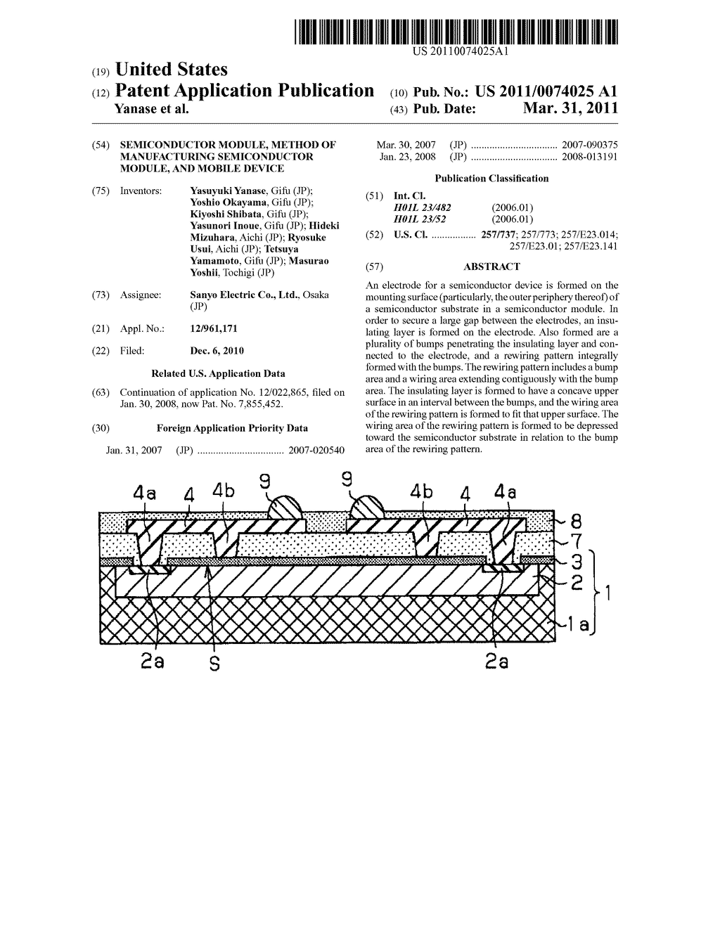 SEMICONDUCTOR MODULE, METHOD OF MANUFACTURING SEMICONDUCTOR MODULE, AND MOBILE DEVICE - diagram, schematic, and image 01