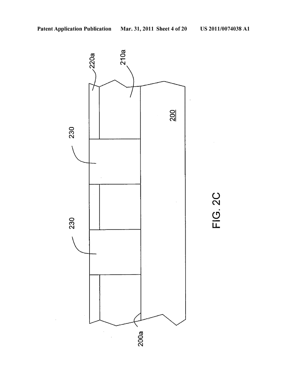 METHODS FOR FORMING INTERCONNECT STRUCTURES THAT INCLUDE FORMING AIR GAPS BETWEEN CONDUCTIVE STRUCTURES - diagram, schematic, and image 05