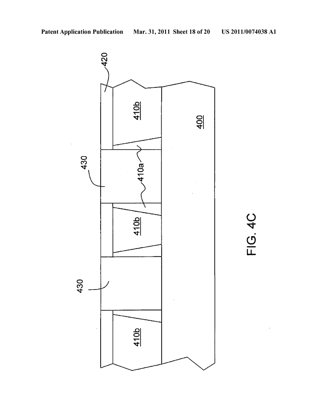 METHODS FOR FORMING INTERCONNECT STRUCTURES THAT INCLUDE FORMING AIR GAPS BETWEEN CONDUCTIVE STRUCTURES - diagram, schematic, and image 19