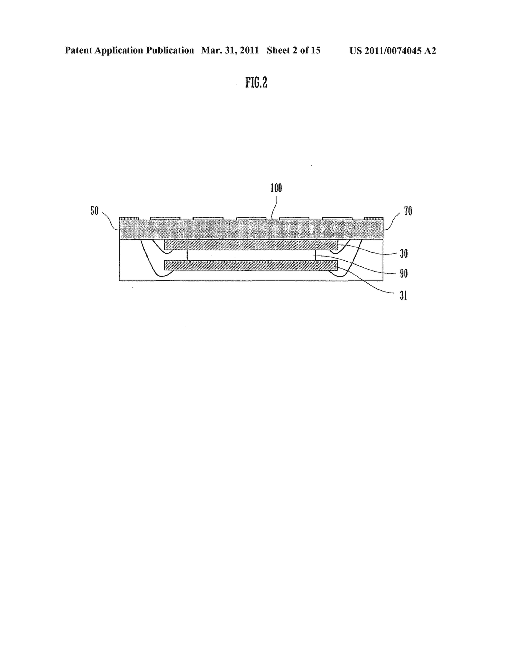 INTERPOSER, SEMICONDUCTOR CHIP MOUNTED SUB-BOARD, AND SEMICONDUCTOR PACKAGE - diagram, schematic, and image 03