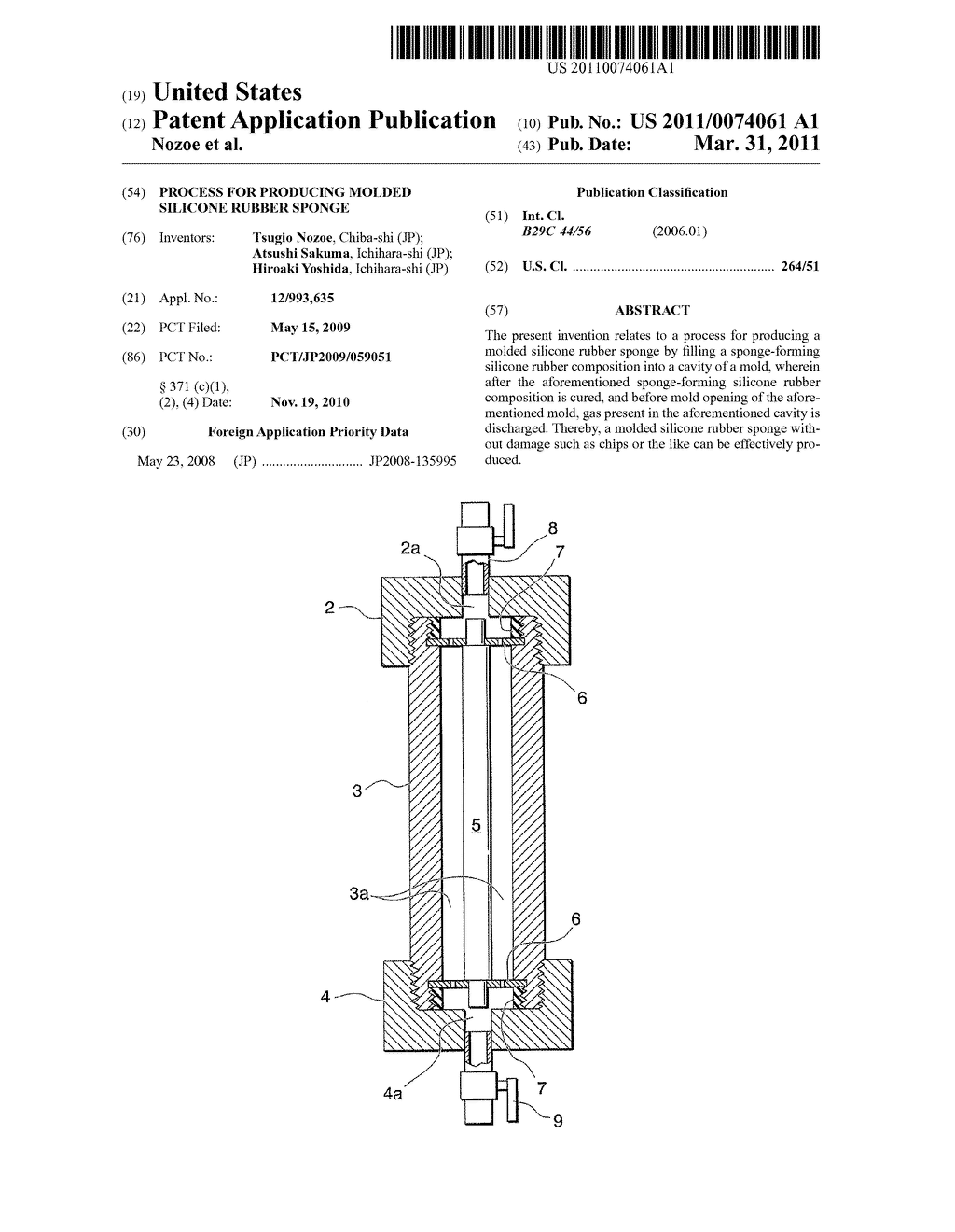 Process For Producing Molded Silicone Rubber Sponge - diagram, schematic, and image 01