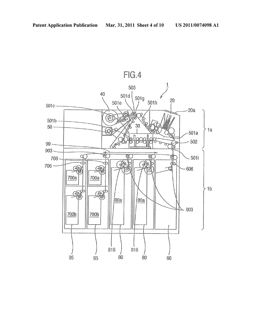 PAPER SHEETS STORAGE AND PAPER SHEETS HANDLING APPARATUS - diagram, schematic, and image 05