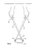 Ring toss game and equipment therefor diagram and image